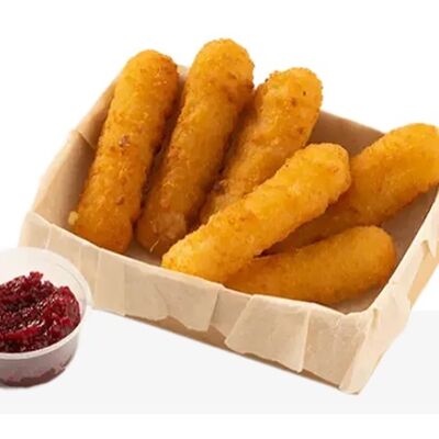 Сырные палочки с клюквенным соусом (6 шт.)в Пироги №1 по цене 407 ₽