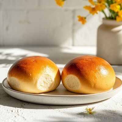 Хлебные булочки 2 шт в Банхоф по цене 45 ₽