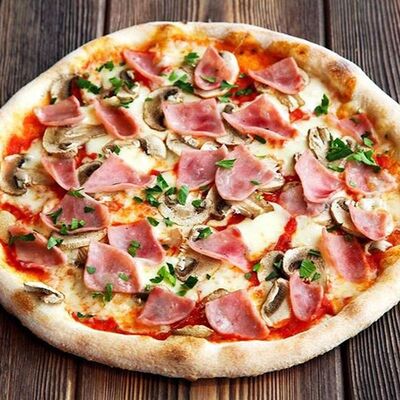 Пицца Ветчина грибы (30 см) в Шеф-Бар по цене 770 ₽