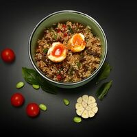 Жаренный рис с говядинойв Ауфф