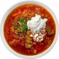 Борщ черниговский в Маленькая Флоренция