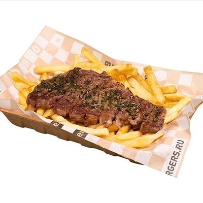 Стейк и фри в ББ & Бургерс по цене 1060 ₽