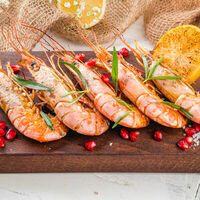 Лангустины на гриле в MANANA