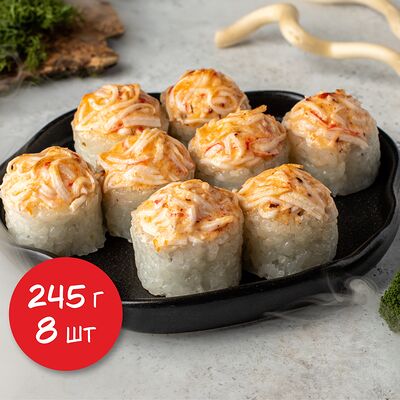 Запеченный ролл 1000 островов с крабом 8шт 245г в Я люблю суши по цене 689 ₽