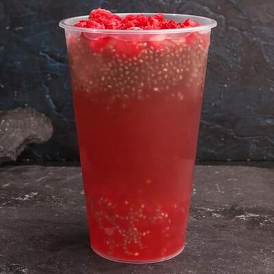 Бабл-ти Малина-гранат. с джус-боллами в Наше место по цене 460 ₽