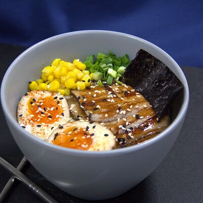 Рамен со свининой тясю в KOMIX FOOD по цене 650 ₽