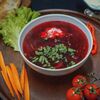 Борщ с говядиной в Генацвале Хинкали по цене 420