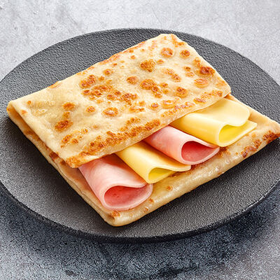 Блин Двойной с ветчиной и сыром в Теремок. Блины по цене 183 ₽