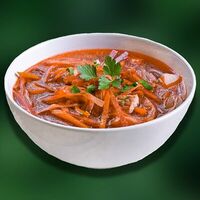 Борщ с говядиной в Баракат на Тухачевского 30-2