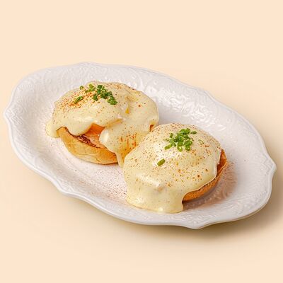 *Бенедикт с лососем в Jam burgers and breakfast по цене 1030 ₽