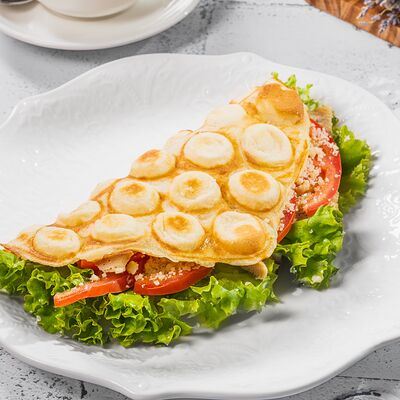 Сэндвич с гонконгской вафлей и курочкой в Хантама по цене 550 ₽