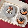 Комбо с призраком Бенто-торт и 2 капкейка с голубикой в Marys Cakes по цене 2390
