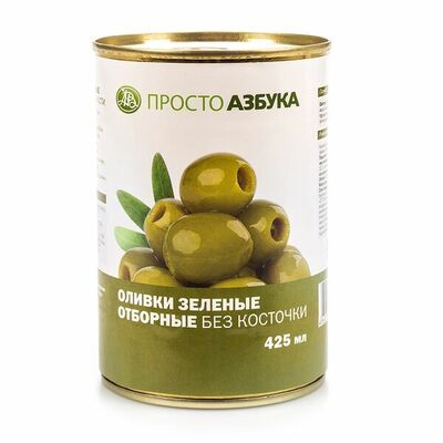 Оливки зеленые крупные без косточки Испания в Азбука Вкуса Экспресс Меню по цене 227 ₽
