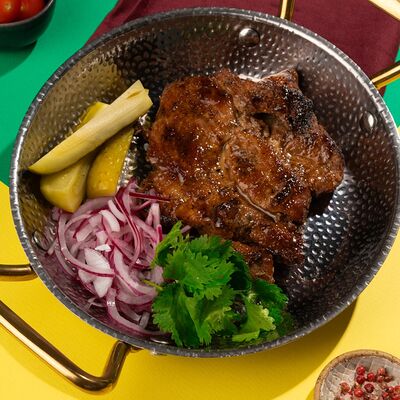 Стейк из шеи в Lars Vegans по цене 680 ₽