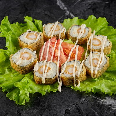 Цезарь темпура с креветкой в Good Food по цене 561 ₽