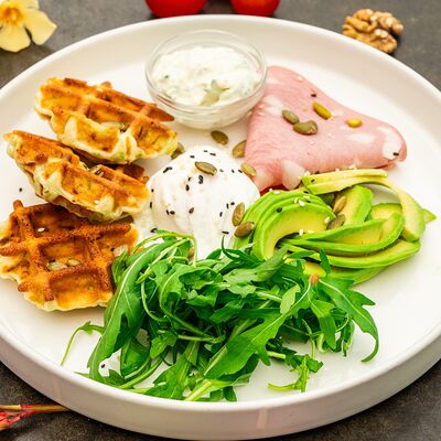 Вафля с кабачками в Мой кофе по цене 612 ₽