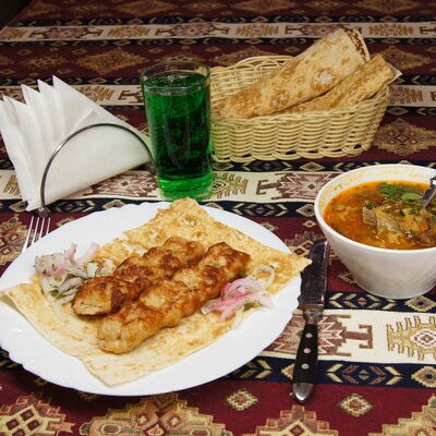 Бизнес-ланч №4 в FastШашлык и Хинкали по цене 600 ₽