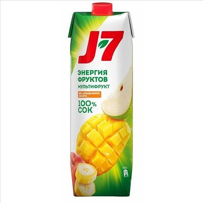 Сок J7 Мультифрукт в KOSMOBOX по цене 250 ₽