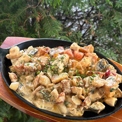 Жаркое с курицей в Шеф Пушкин по цене 650 ₽