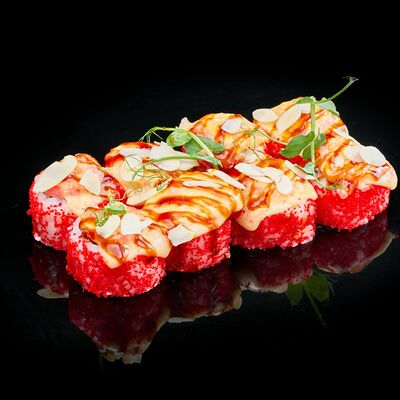 Запеченный Ролл с угрем и сыром Маасдам в Go Суши & Гирос по цене 1150 ₽