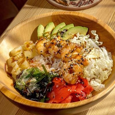 Поке с креветками в Рамен между нами по цене 1000 ₽