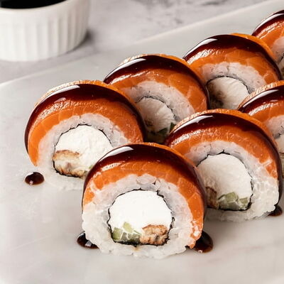 Филадельфия унаги де люкс в Японский домик по цене 1188 ₽