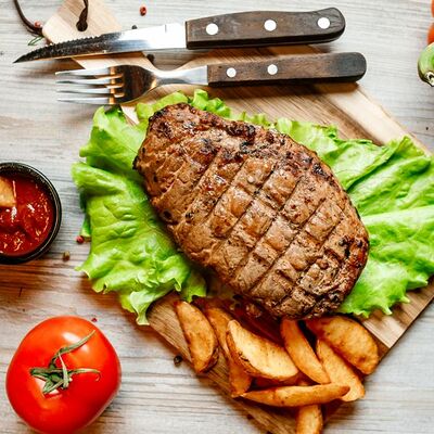 Стейк Свинина в Бурум по цене 780 ₽