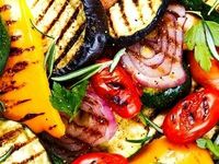 Овощи на гриле в Mojo