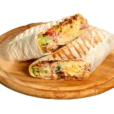 Шаурма с курицей в лаваше стандарт в Кафе Уют по цене 388 ₽