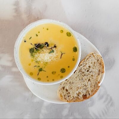 Сырный крем-супв Gagarin Coffee & Kitchen по цене 380 ₽