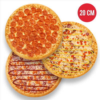 Папины фавориты: Двойная пеперони, Бодрая BBQ, Фирменная 20 см в Дон Антонио по цене 1679 ₽