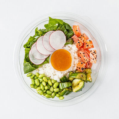 Боул с лососем и спайси манго в Кофе Рам по цене 700 ₽