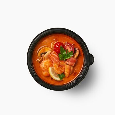 Суп Том ям с креветкой в BuDu Food по цене 451 ₽