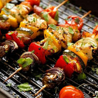 Шашлык овощной в Сим-Сим