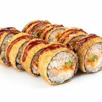 Гребешок с крабом темпура в Good Sushi