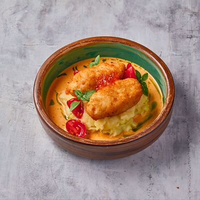 Котлеты из судака и креветок в Мамука по цене 1070 ₽