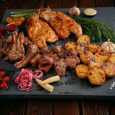 Набор Кавказский в Шашлычный двор по цене 7284