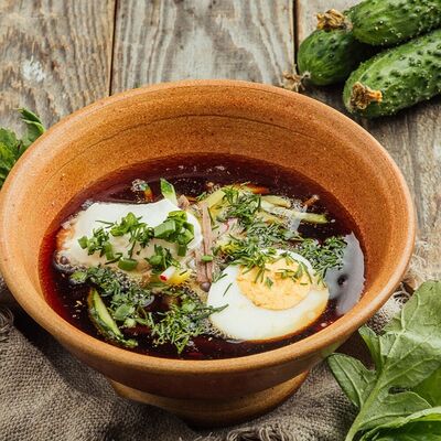 Окрошка на квасе в Пряности & Радости на Васильевском по цене 450