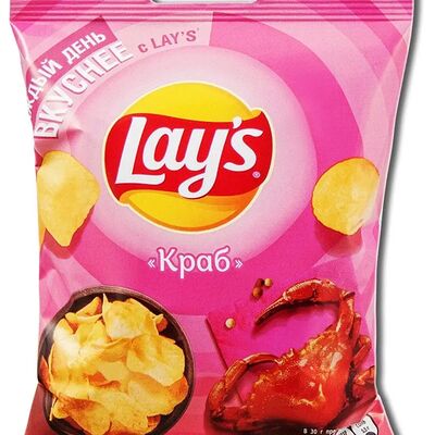 Чипсы Lays Краб в Буфет C по цене 190 ₽