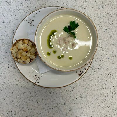 Крем-суп сливочный с курой в Кофеин по цене 230