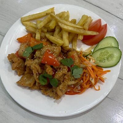 Курица по-тайскив Чойхона Хаким Ака по цене 510 ₽