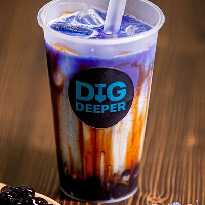 Бабл-ти с тапиокой Блу скай в Dig deeper по цене 550 ₽