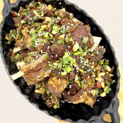 Бараньи ребрышки на гриле с кумином в Золотая панда по цене 2897 ₽