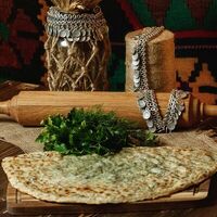 Кутаб с зеленью в Горская кухня