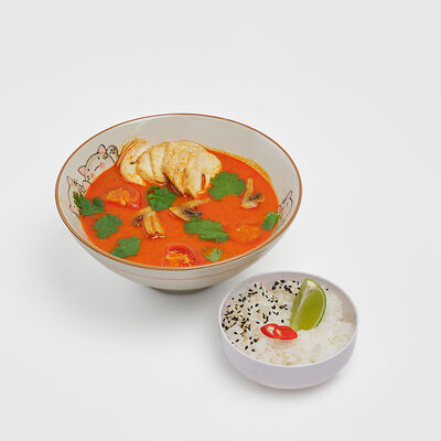 Суп Том ям с курицей в Sushiman по цене 3700 ₸
