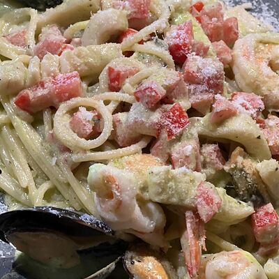 Спагетти с морепродуктами в Старый город по цене 520