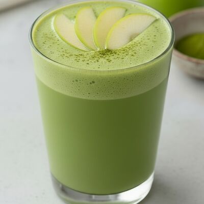 Матча Латте с яблоком Средний в Латтезавр по цене 260 ₽