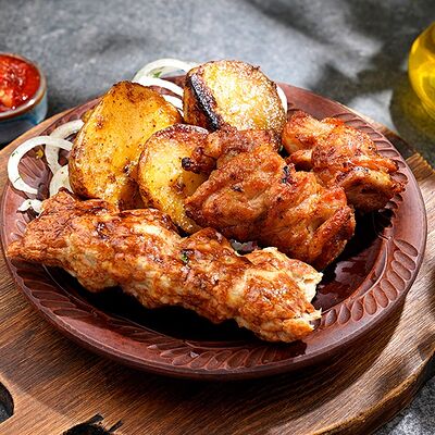 Шашлык-ланч с курицейв Шашлык юга Краснодар по цене 590 ₽