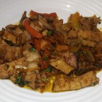 Свинина с овощами в Гриль Бургер