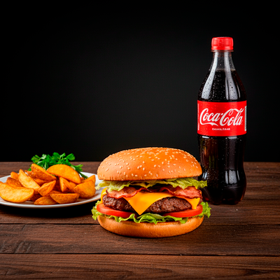 Комбо с бургером в АйДаПирог по цене 549 ₽